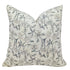 hand block printed pillow cover with floral pattern 