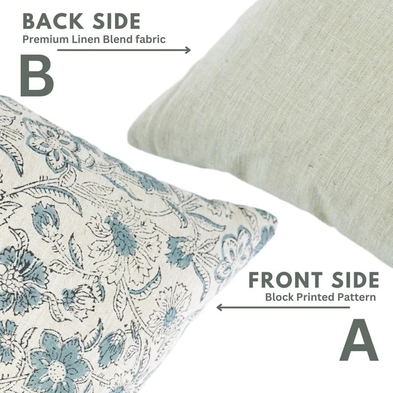 Stylish floral pillow cover with premium fabric quality