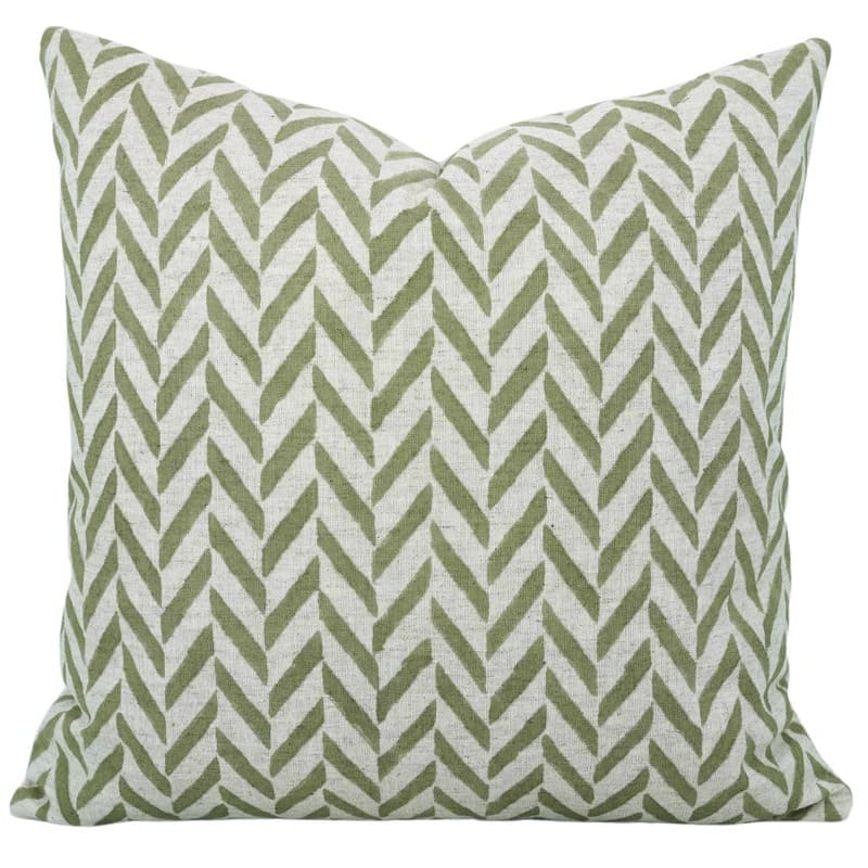 Sofa throw pillow cover with zipper