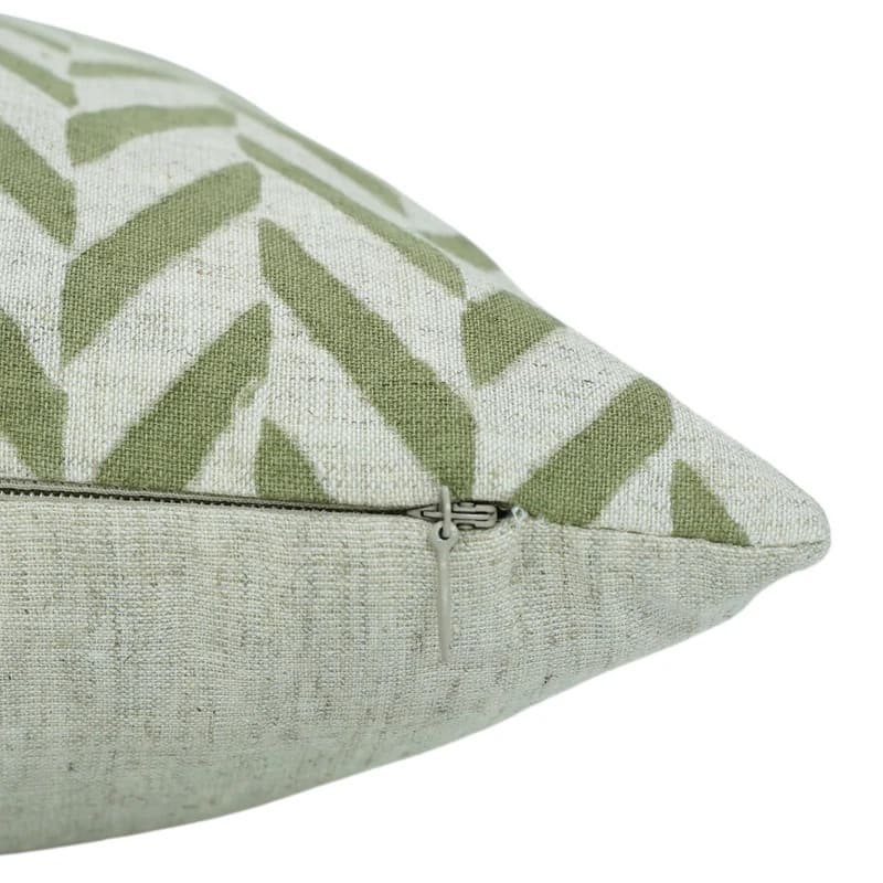 Stonewashed linen pillow cover