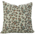 Floral accent pillow cover in linen fabric 