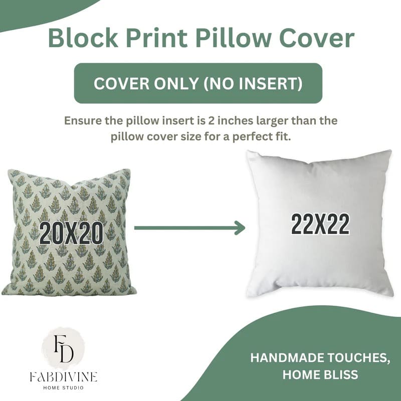Rustic linen pillow cover