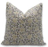 Floral patterned pillow on a white background