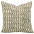 Decorative pillow with a leaf pattern 