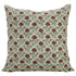 Decorative handblock print cushion cover in Khoobsurat design, Fab Divine, linen blend