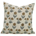 Decorative pillow with floral pattern 