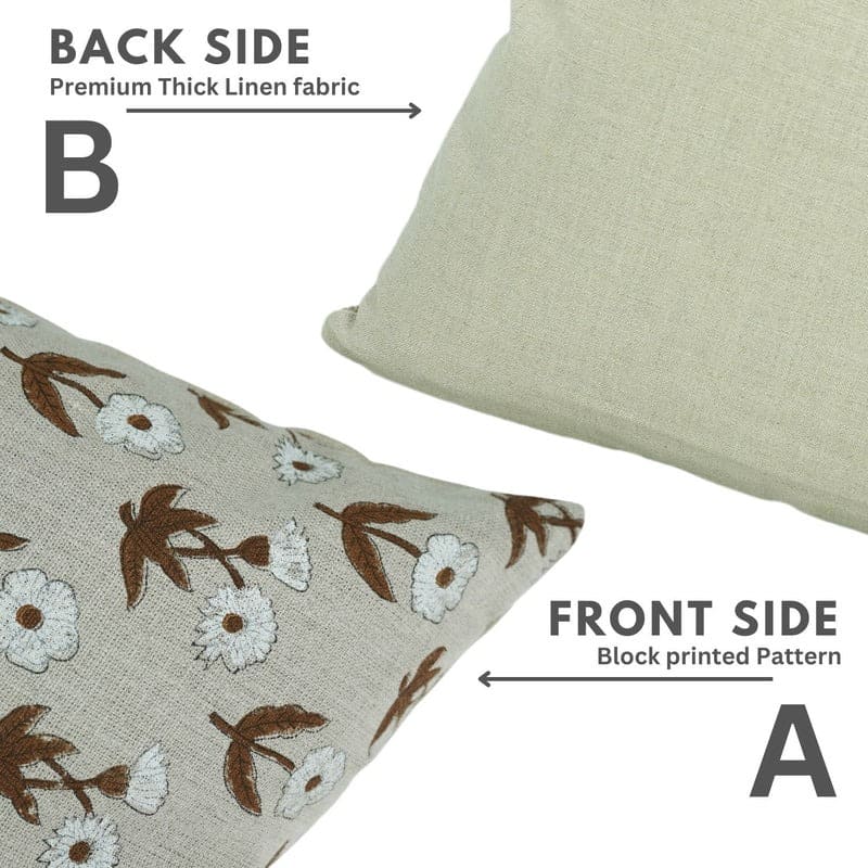 Hidden zipper pillow cover