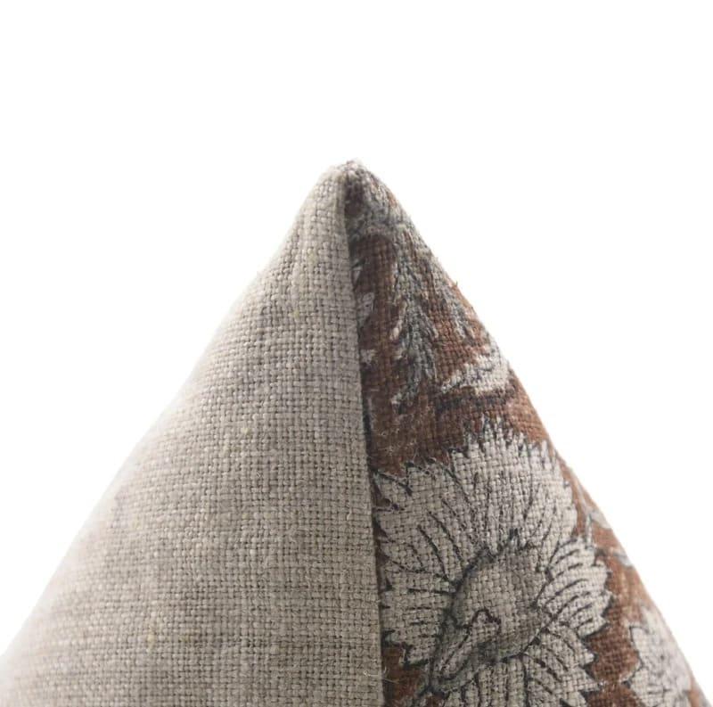 Handmade Brown Linen Boho Cover - Kundanvan