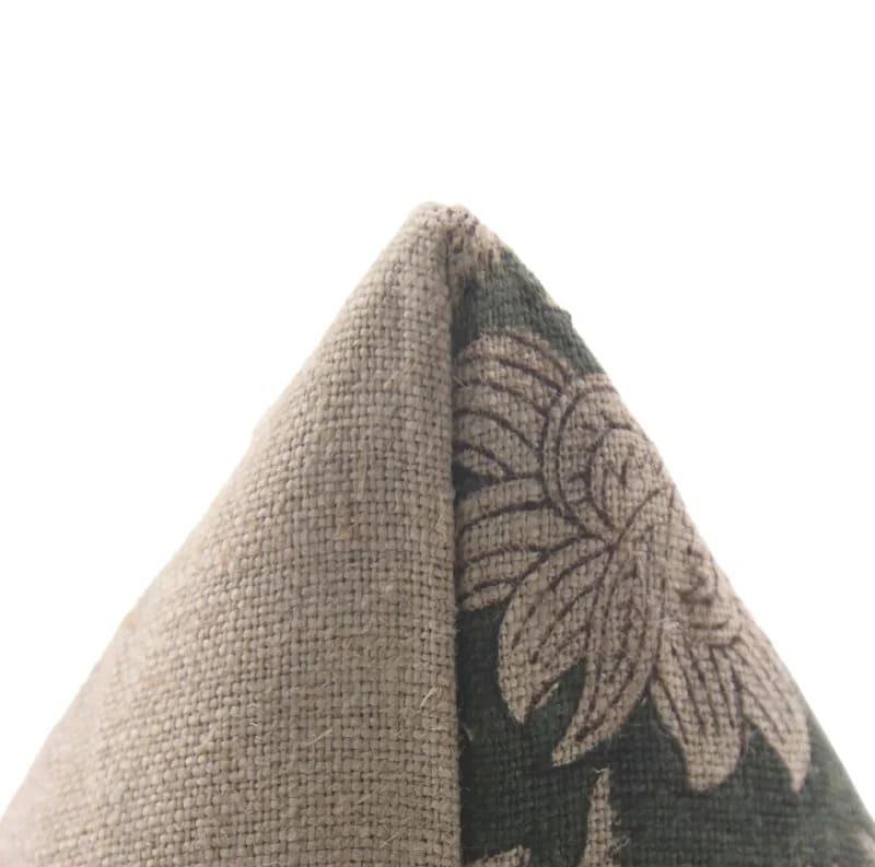 Handmade Green Floral Throw Cover -  Kundanvan