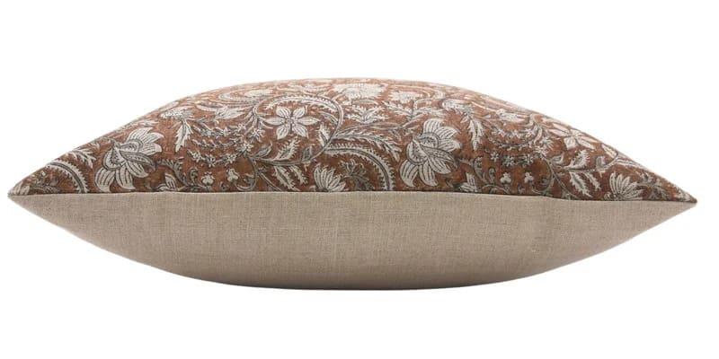 Handmade Brown Linen Boho Cover - Kundanvan