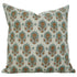 Handblock print Kusum cushion cover by Fab Divine, pure linen fabric
