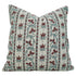 Fab Divine artisan handblock print pillow cover in Sandhya Pushp design, fully displayed