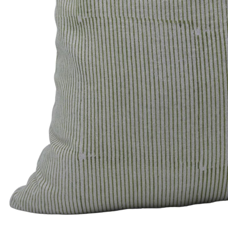 Handmade Floral Linen Pillow Cover || Lehar