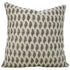 Fab Divine artisan handblock print pillow cover featuring Lil Paisley pattern on pure linen