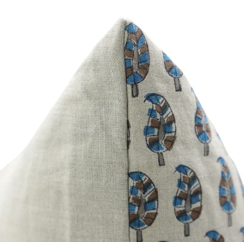 Handmade Linen Cushion Case - Lil Paisley