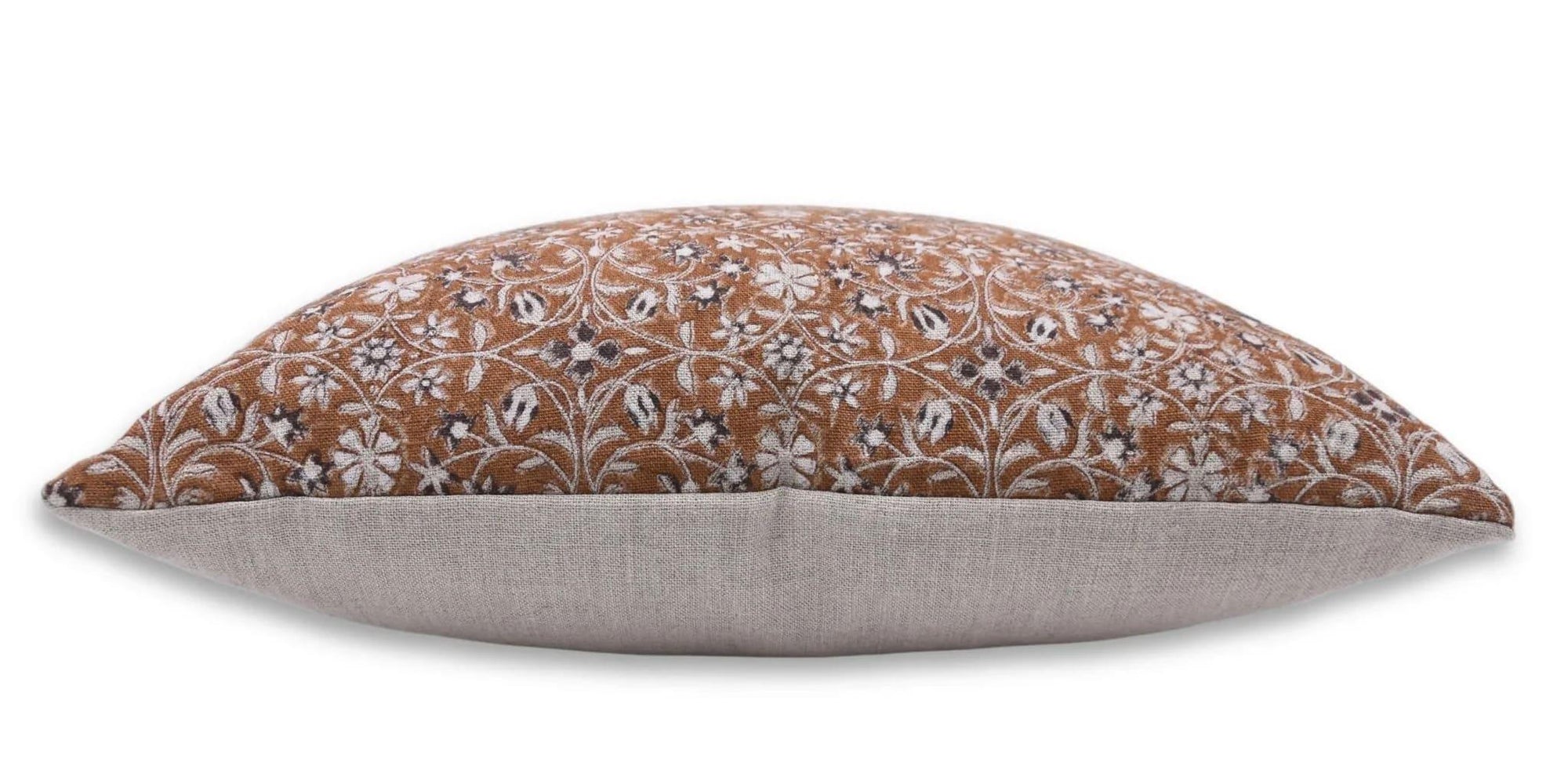 Outdoor pillow cover hand printed decorative cushion style