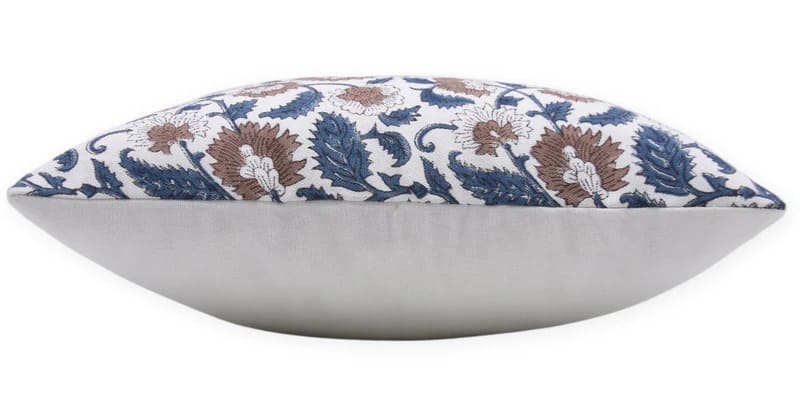 Indian Floral Print Throw Cover - Mandakani