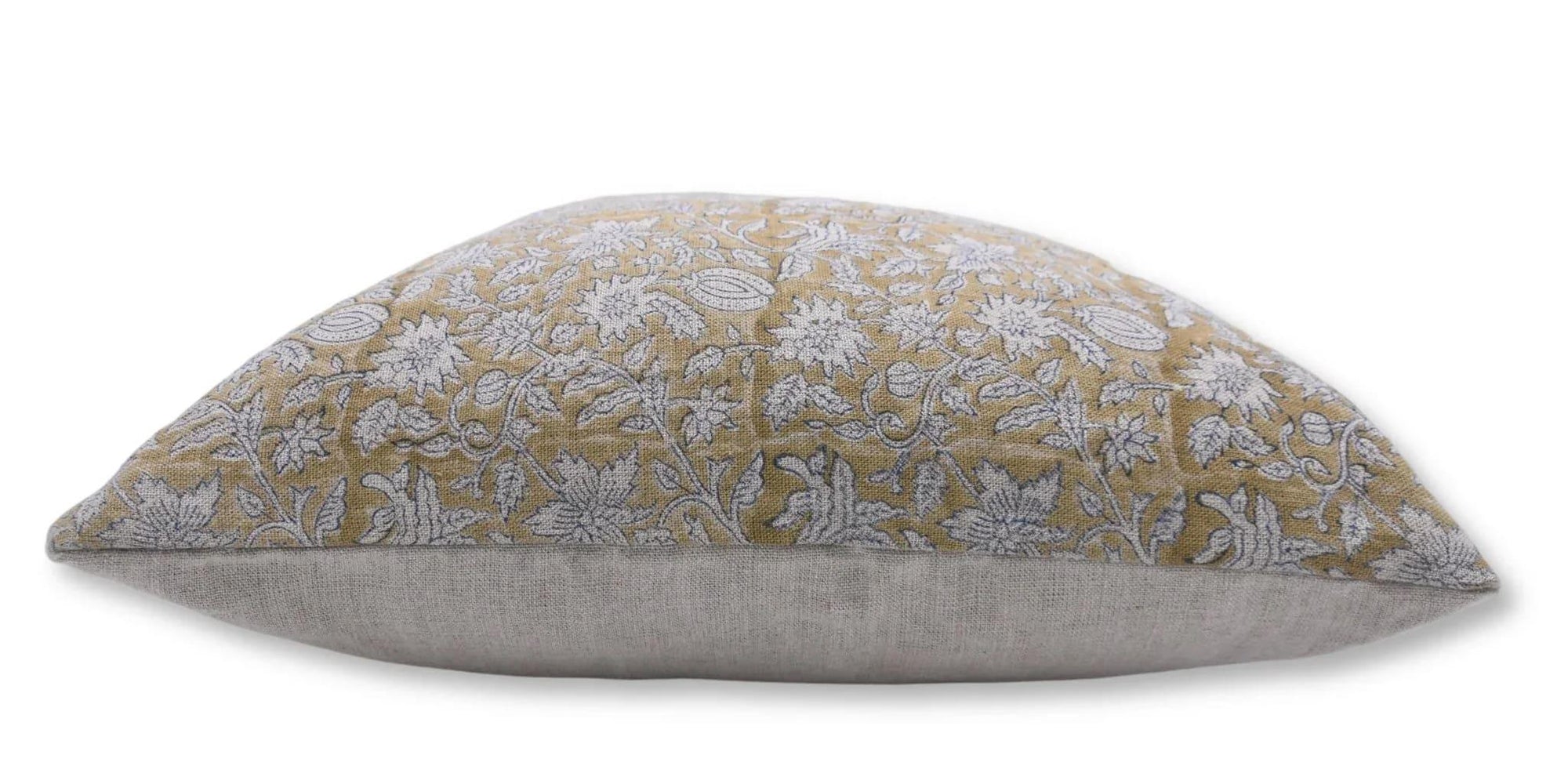 Hand printed cushion cover block print decorative pillow