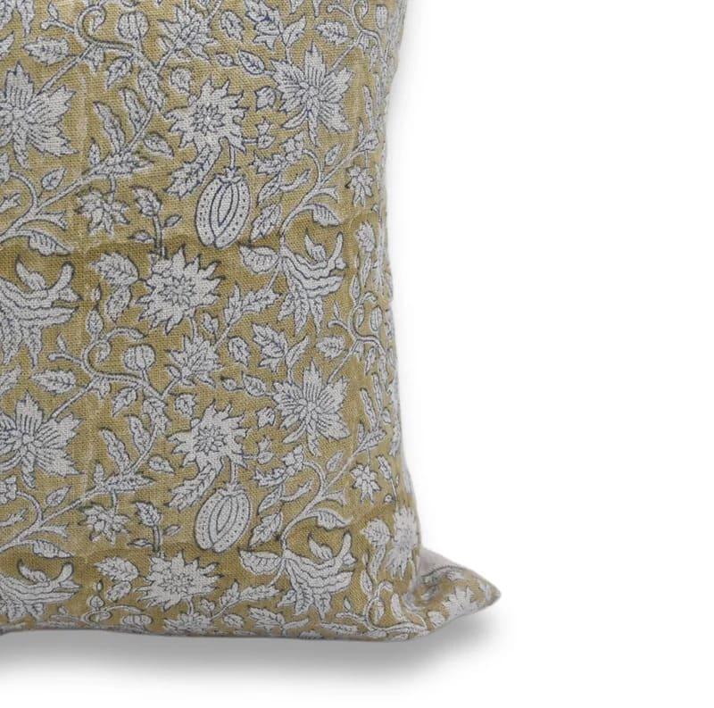 Handmade Thick Linen Cushion Cover - Manikarnika