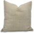 Textured pillow with a subtle pattern on a white background