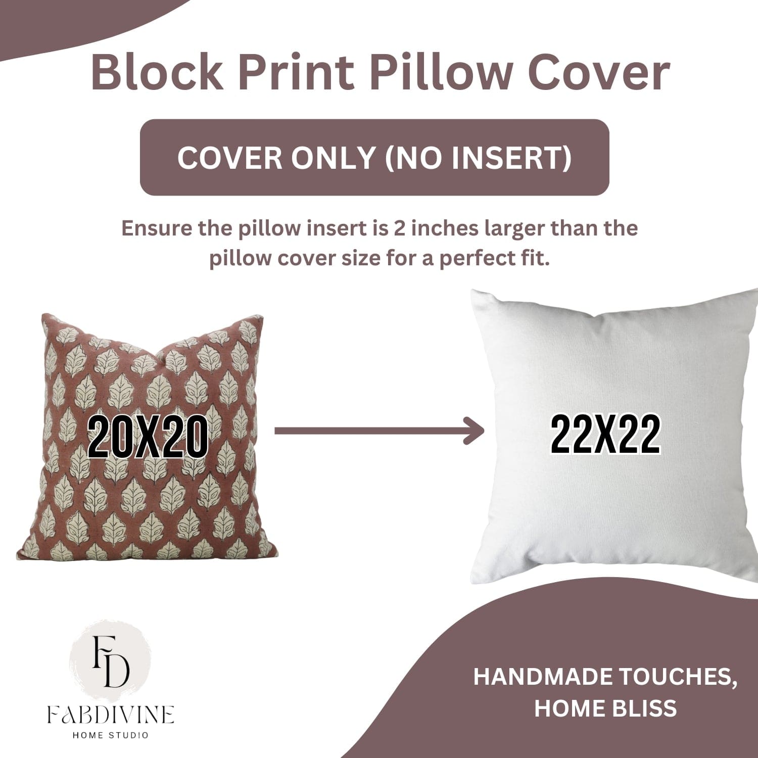 Handmade Linen Blend Boho Cushion Case - Mayur