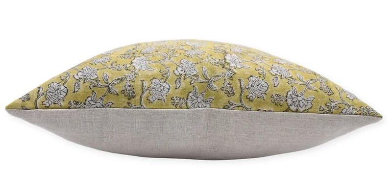 Black Floral Living Room Pillow Cover - Naayab