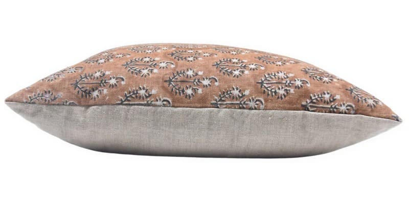 Indian Art Black Floral Cushion Cover || Neelgagan