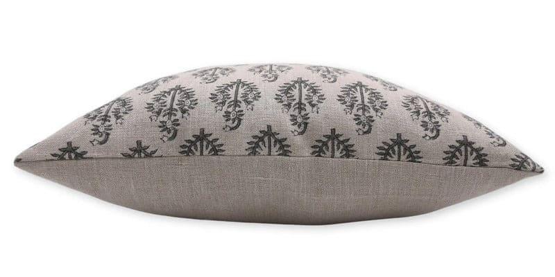 Neelgagan Floral Thick Linen Pillow Case