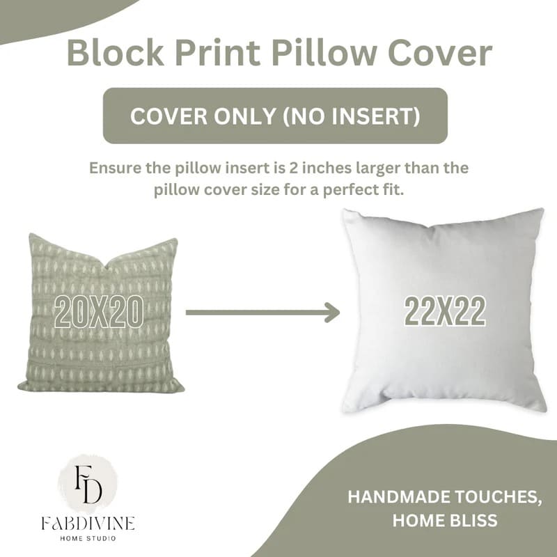 Handcrafted Elegant Pillow Cover - Omji