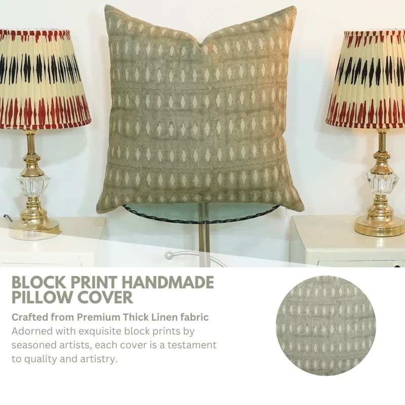 Handcrafted Elegant Pillow Cover - Omji