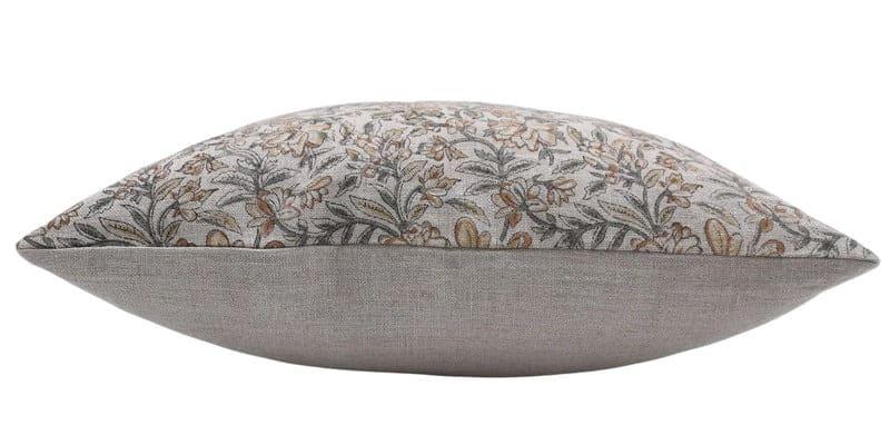 Handmade Qudrat Floral Linen Cushion Cover