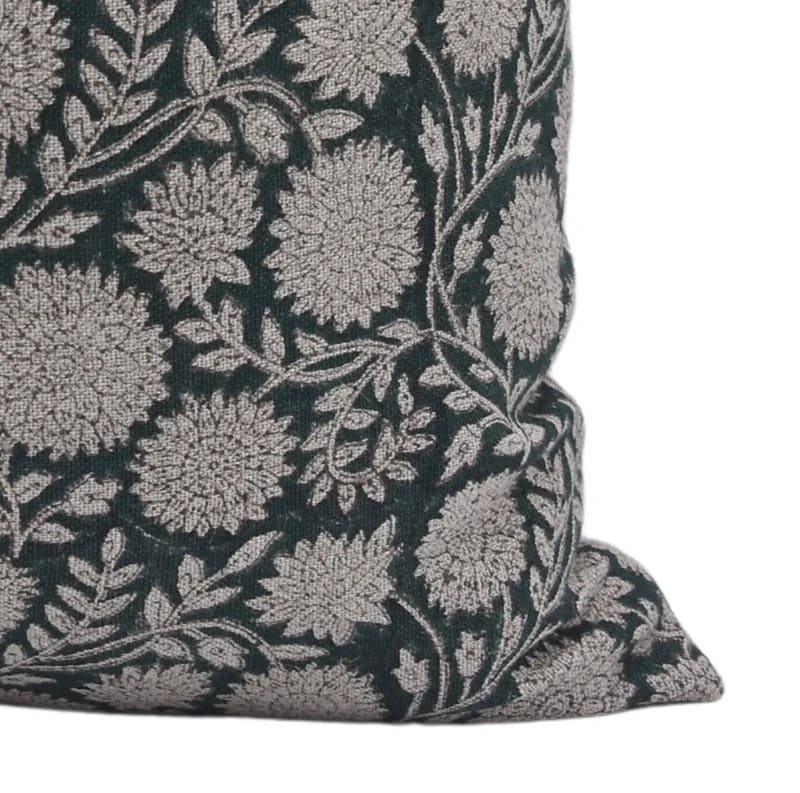 Handblock Green Rajat Designer Boho Cover