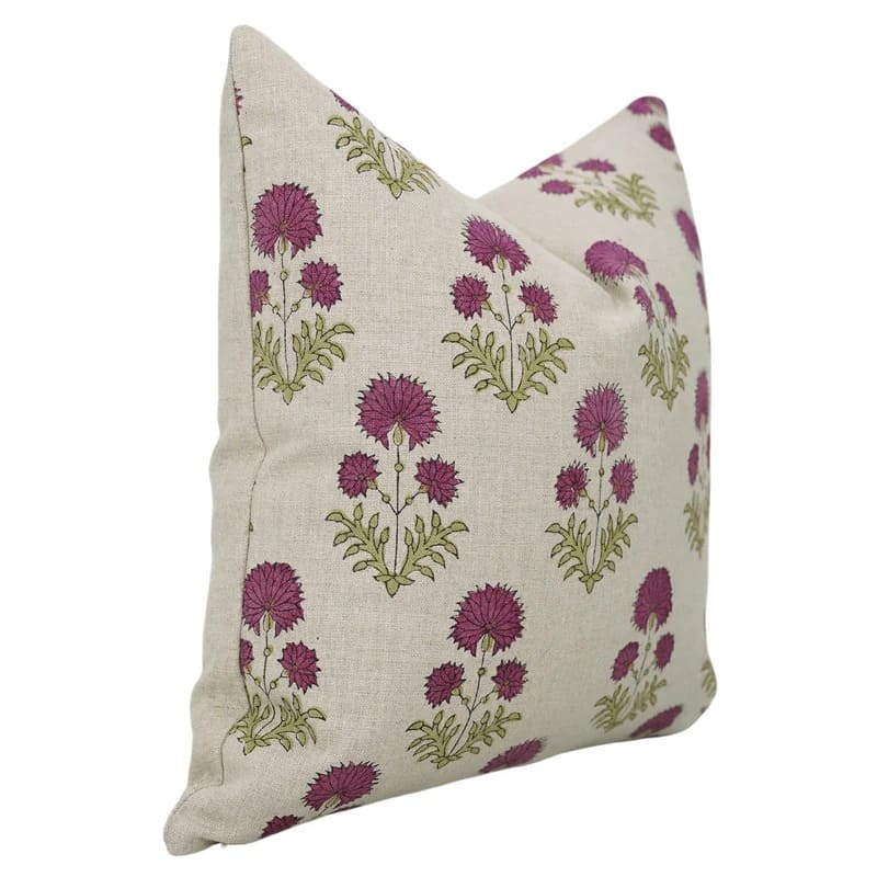 Handcrafted Indoor Linen Pillow Cover - Rishi