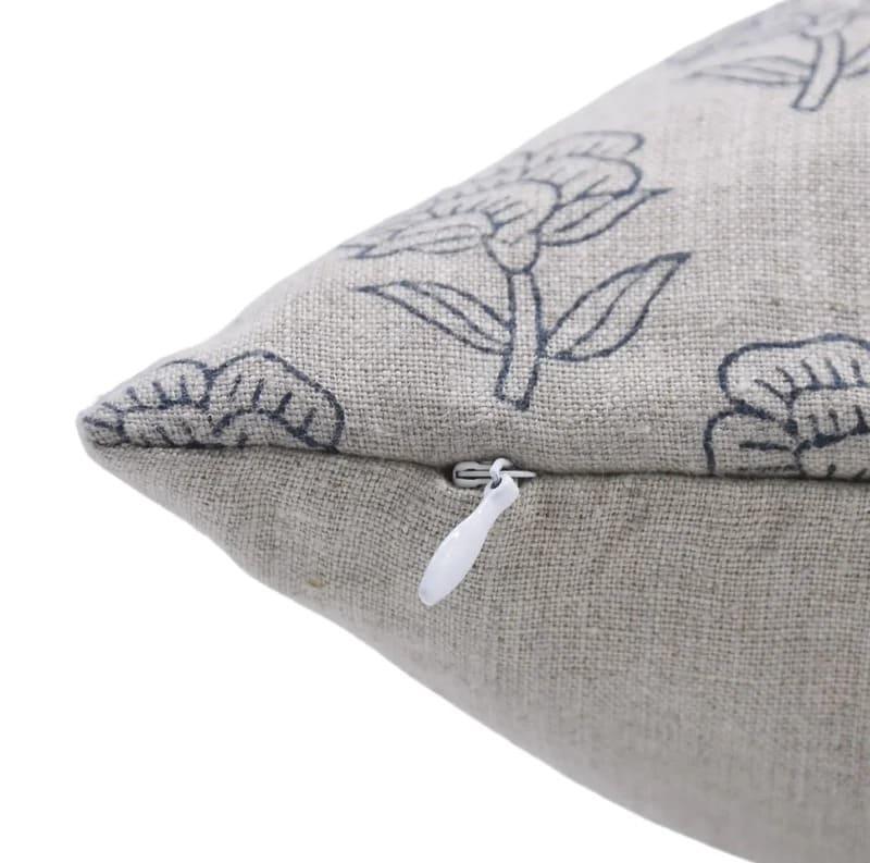 Traditional Design Linen Cushion Case - Rohini