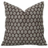 Decorative pillow with leaf pattern 