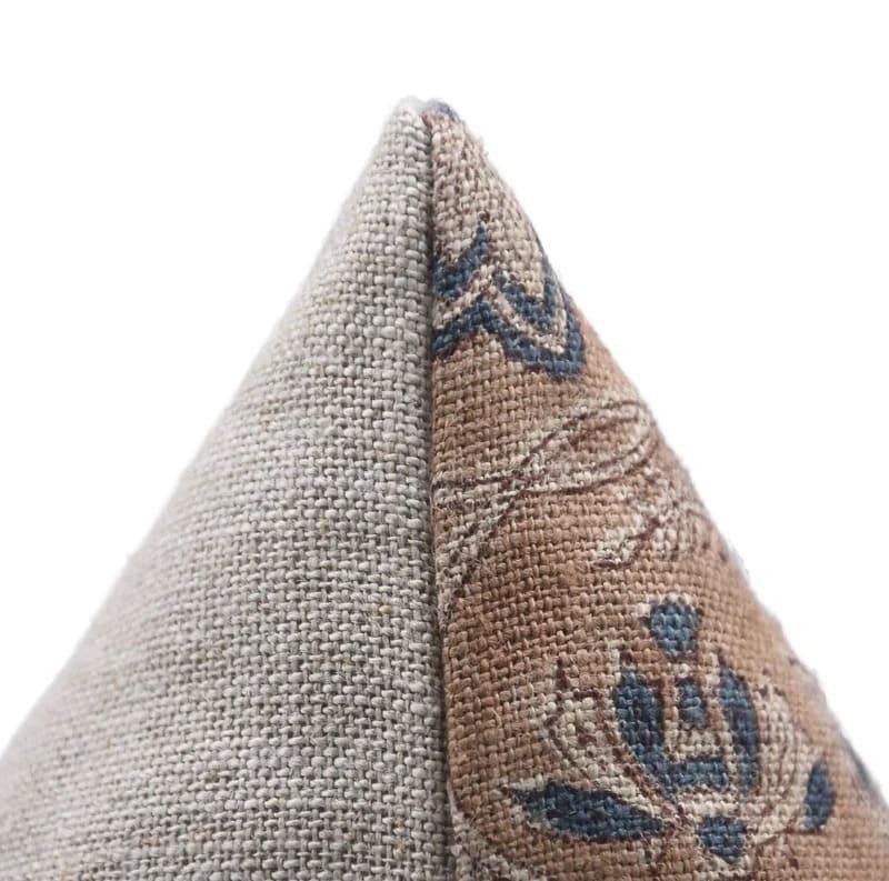 Linen Pillow Cover for Bedroom - Saraswati