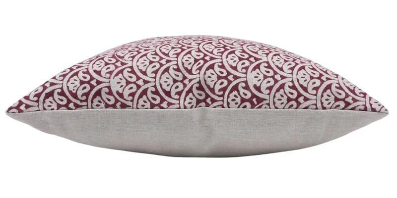 Hand Print Pure Linen Cushion Cover - Shatru