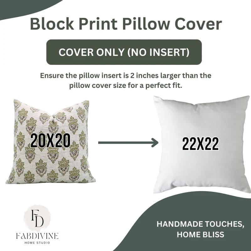 Boho handcrafted throw pillow cover