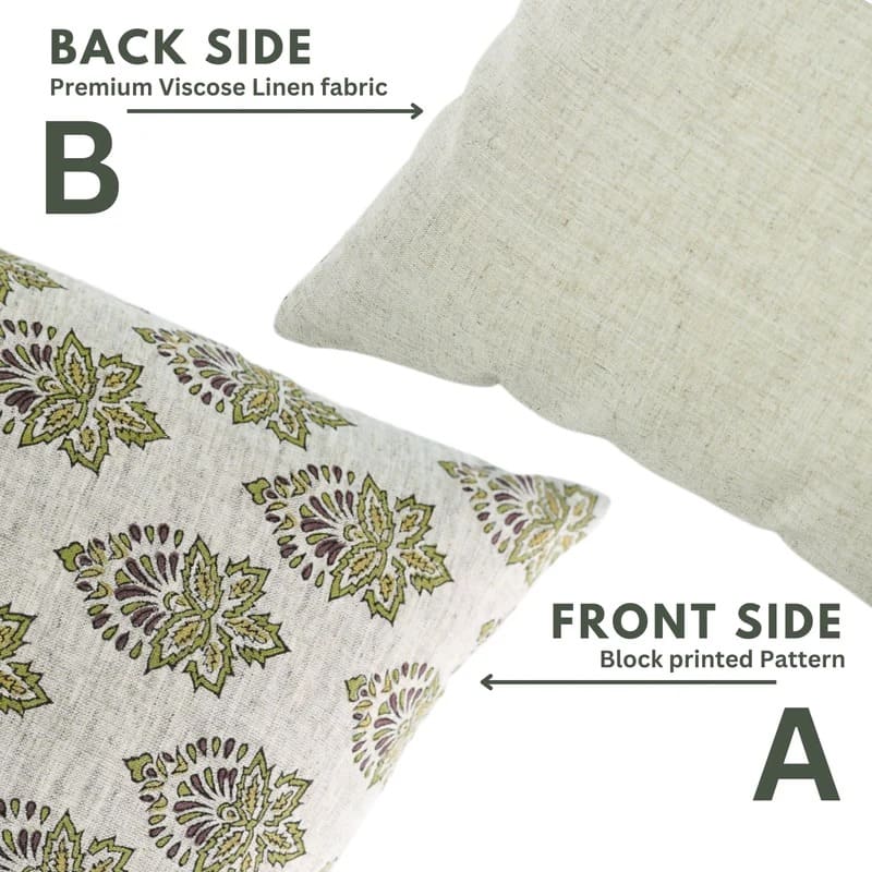 Stylish zippered decorative pillow cover