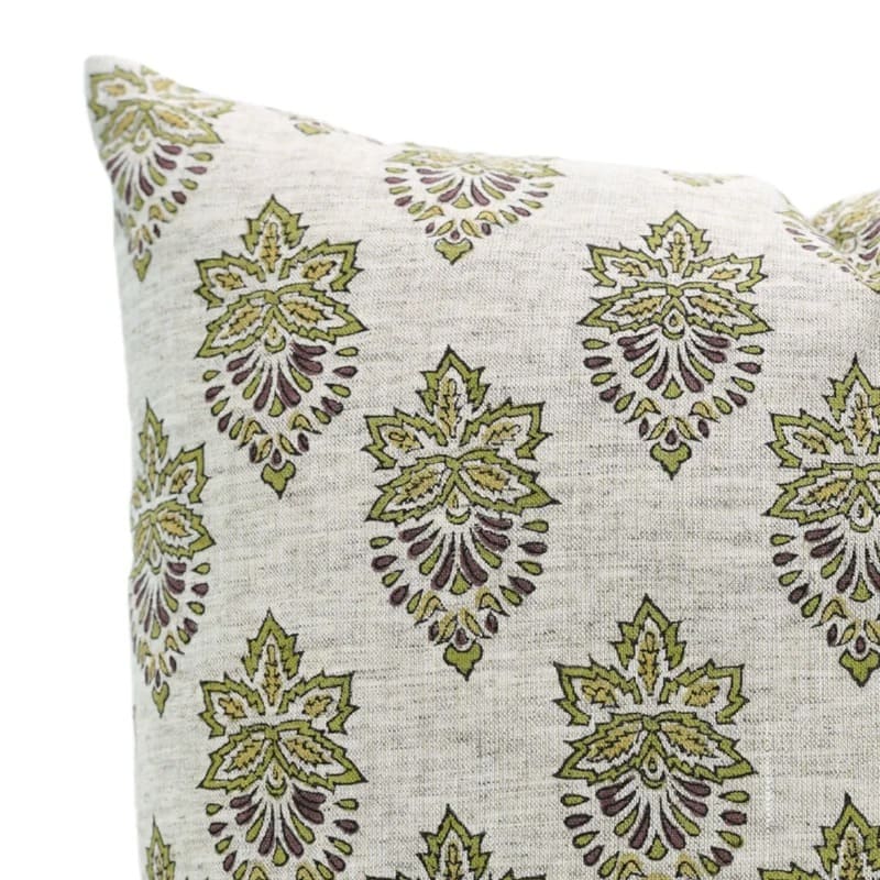 Contemporary blockprint pillow cover