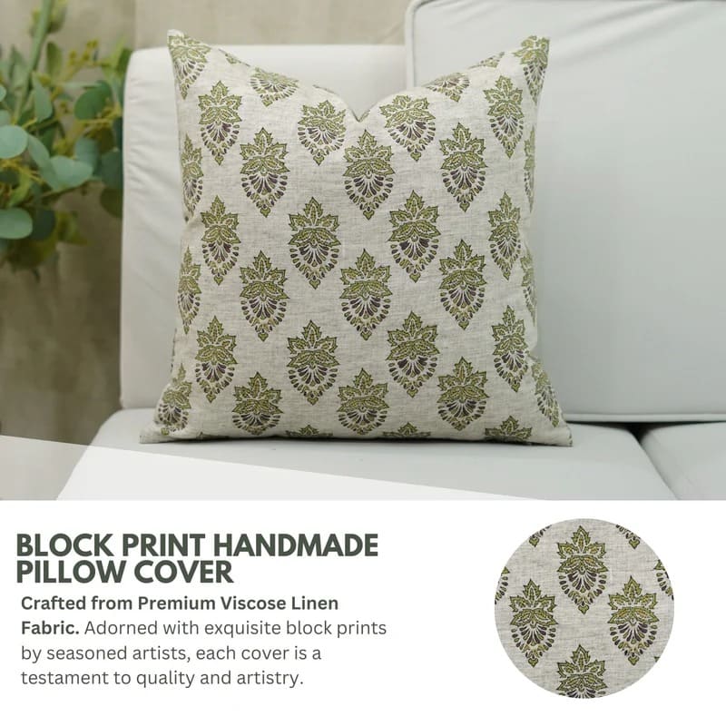 Artisan boho throw pillow cover