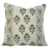 Decorative pillow with floral pattern 

