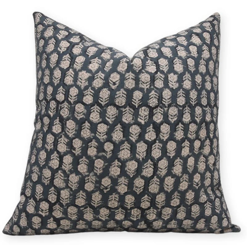 Floral Pattern Handmade Pillow Case - Tulsi Buti