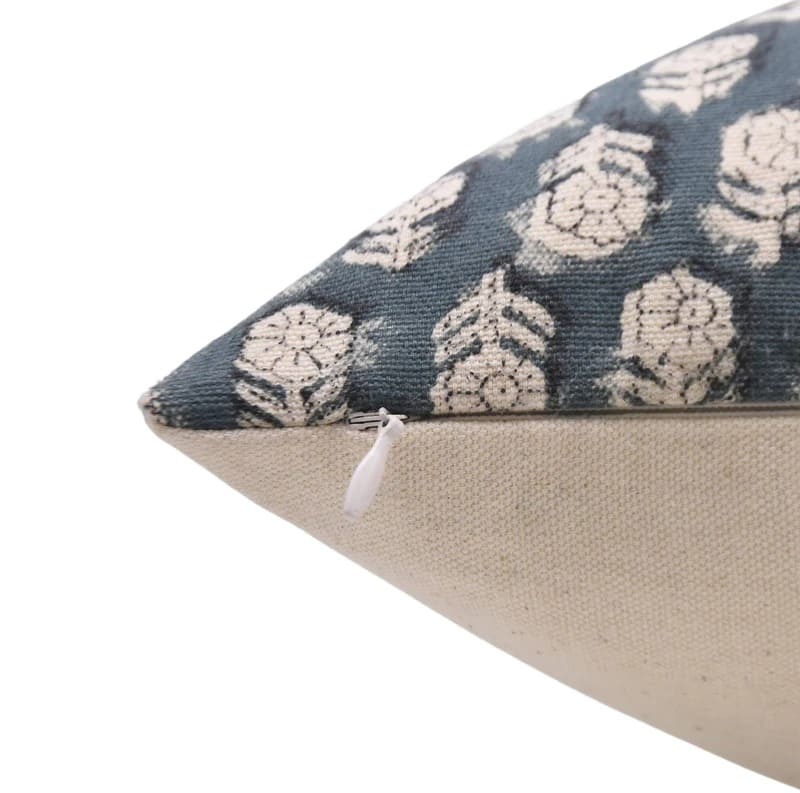 Floral Pattern Handmade Pillow Case - Tulsi Buti