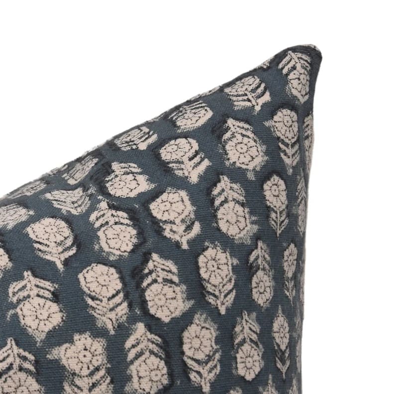 Floral Pattern Handmade Pillow Case - Tulsi Buti