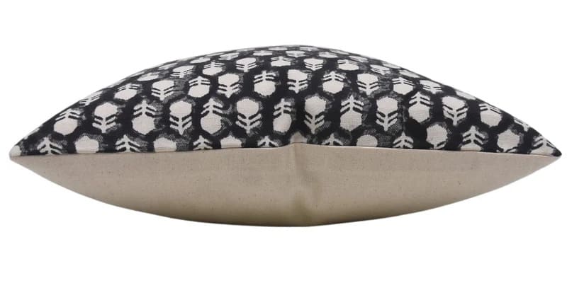 Indian Printed Throw Pillow Cover - Tulsi Buti