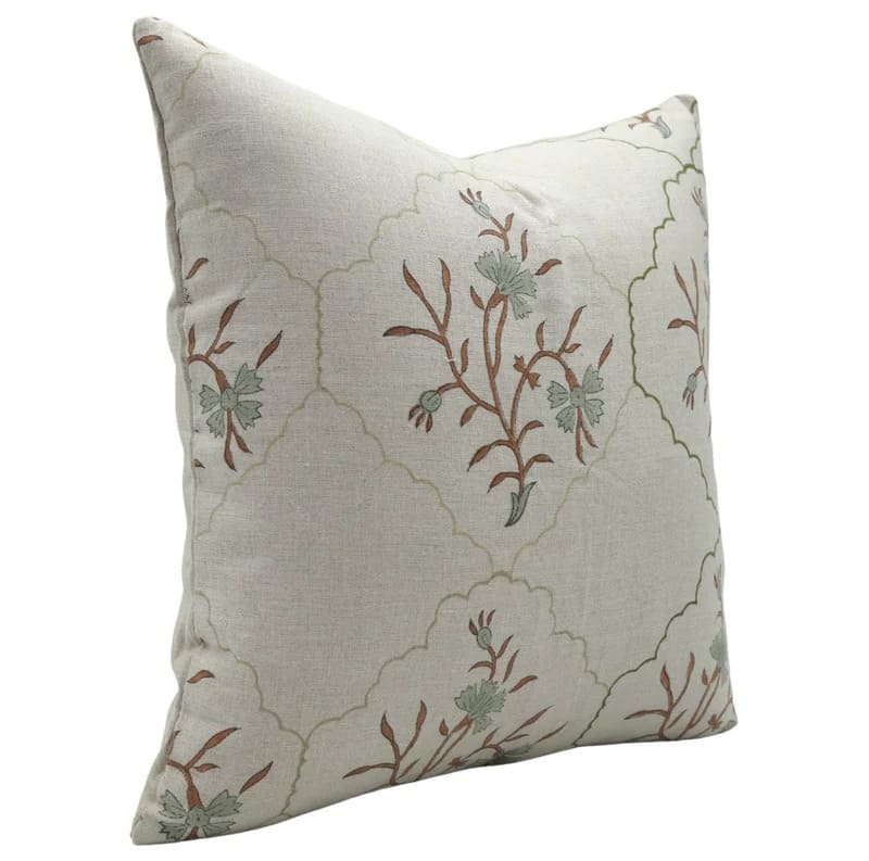 Rustic linen decorative pillow cover