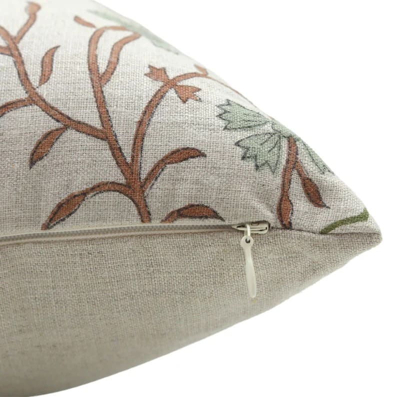 Neutral tone throw pillow cover