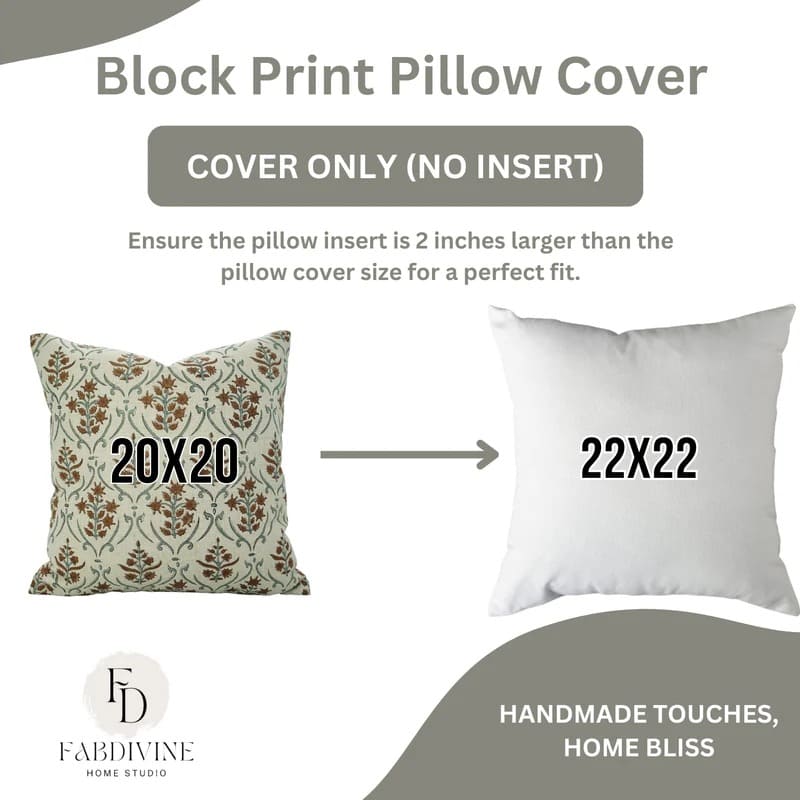 Boho chic decorative pillow cover