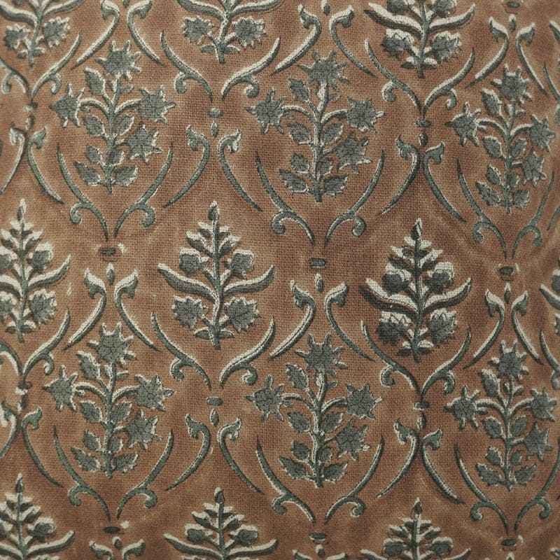 Handcrafted Floral Linen Pillow Cover - Vishal Pushp